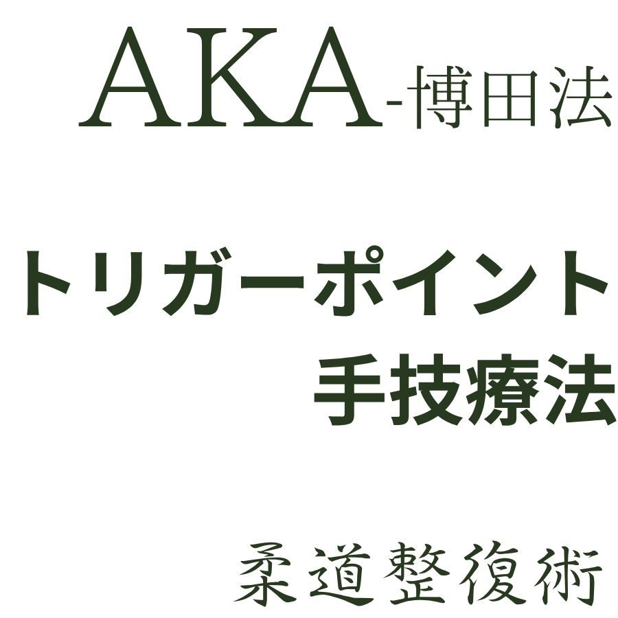 AKA-博田法・トリガーポイント・柔道整復術